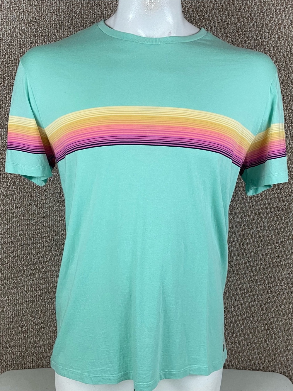 Marine Layer Shirt Mens Large Striped Tee T-Shirt Crewneck Colorful  179